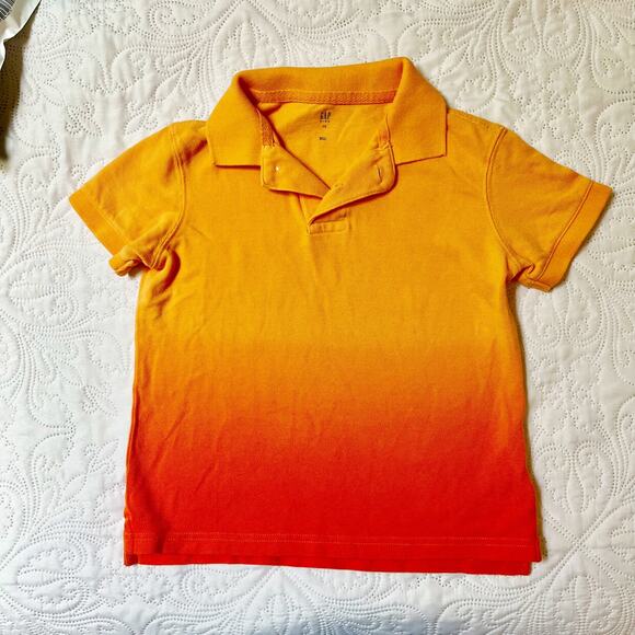 Gap Ombre Polo Shirt Size 4/5 - Picture 2 of 6